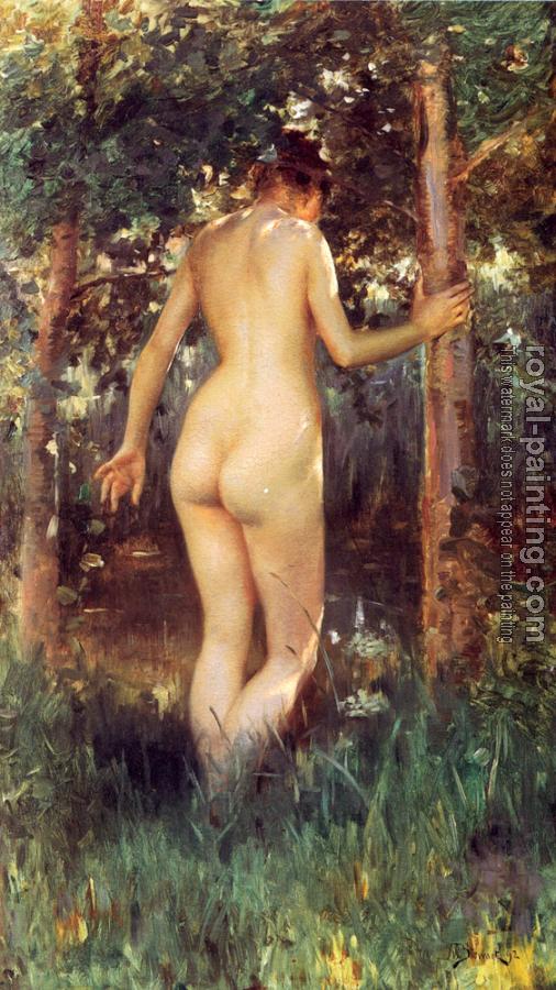 Julius LeBlanc Stewart : Study Of A Nude Woman